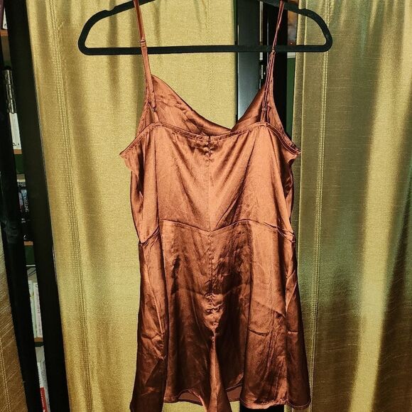 Guess Satin Rust Jumpsuit - Picture 4 of 4